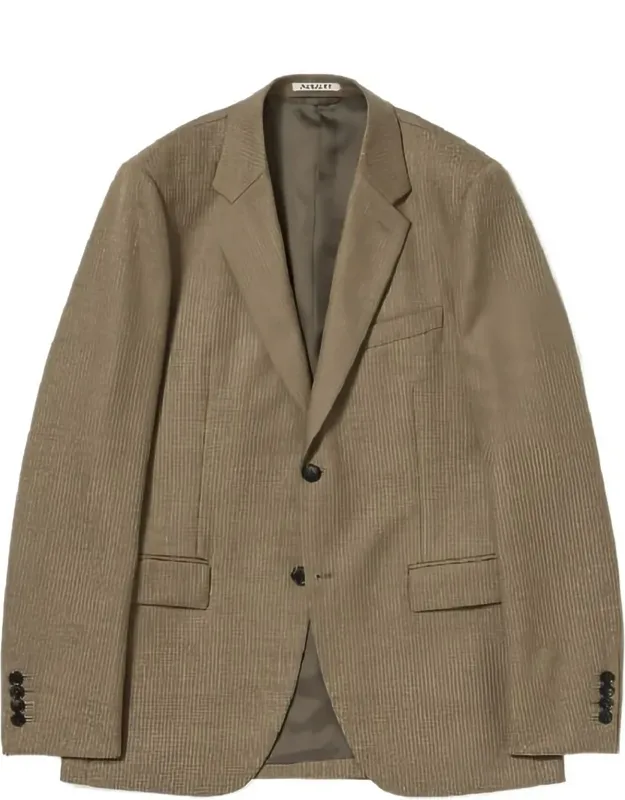 Wool Single-breasted Blazer Jacket