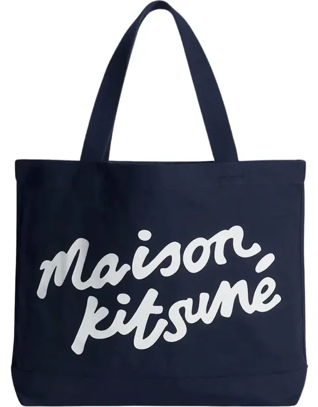 Tote Bag With Signature Print
