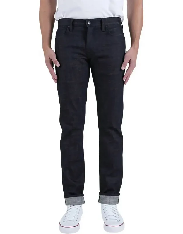 Slim Etched Jeans In Selvedge