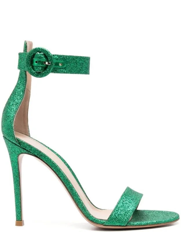 Portofino Starlight Leather High Heel Sandals