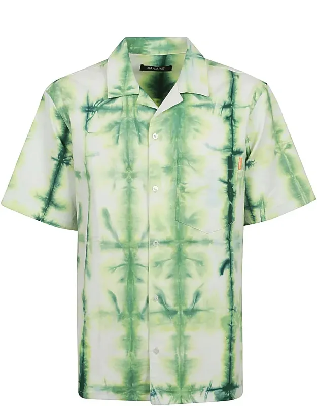 Tie-dye Print Cotton Shirt