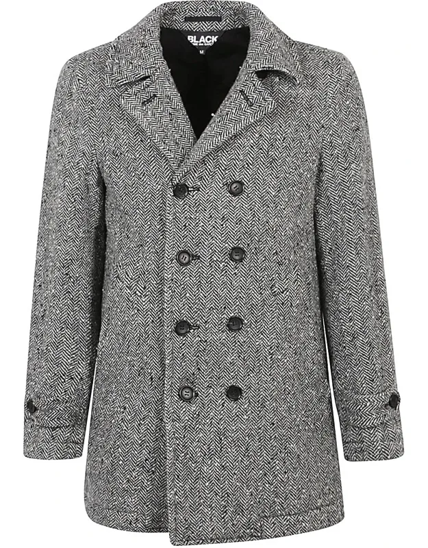 Wool Double-breasted Coat