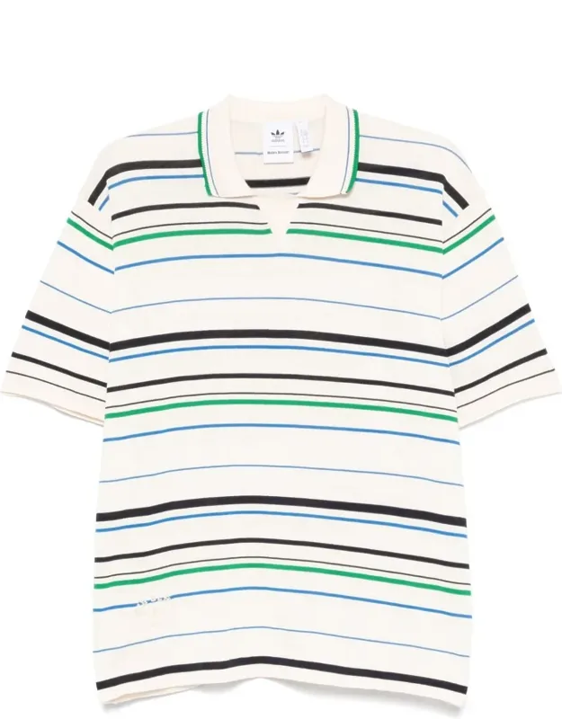 Cotton Blend Knitted Polo Shirt