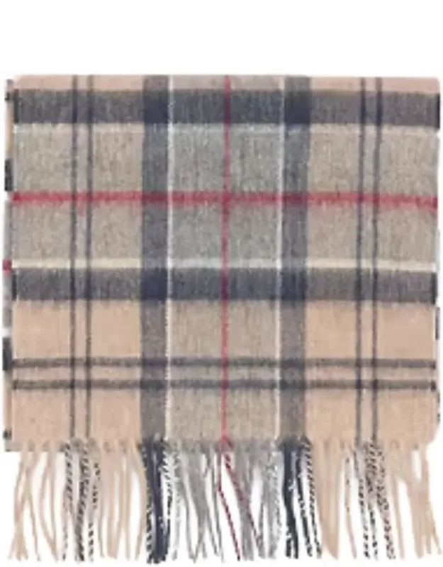 Tartan Cashmere Wool Scarf