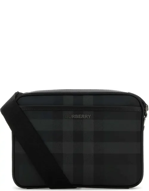 Printed Canvas Crossbody Bag