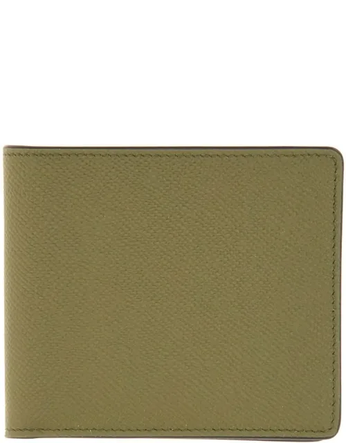 Bi-fold Four Stitches Wallet - 100% Leather, Made In Italia