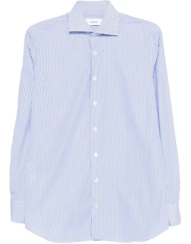 Light Blue Striped Pattern Shirt