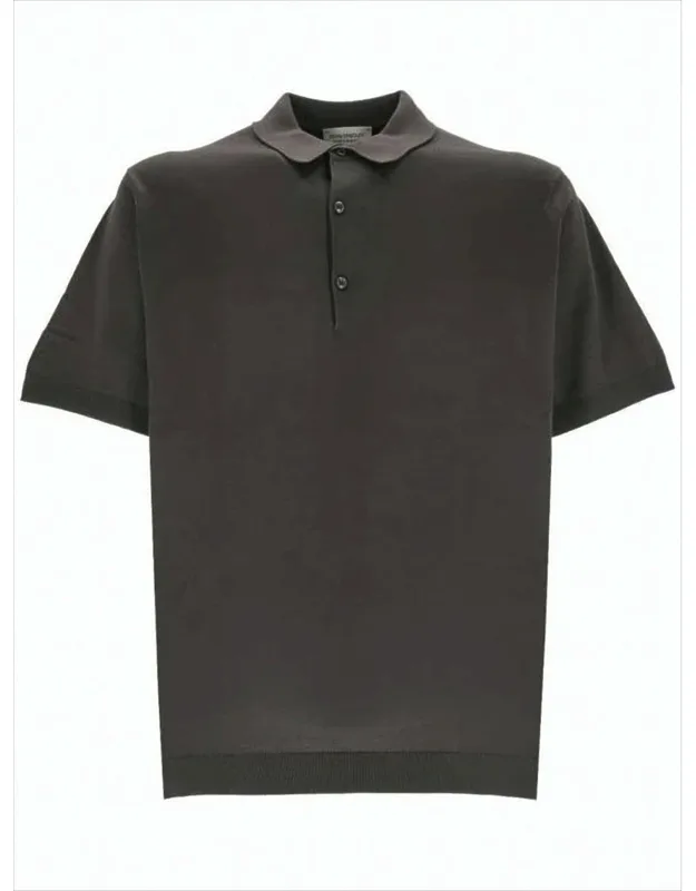 Minimalist Cotton Polo Shirt With Classic Collar