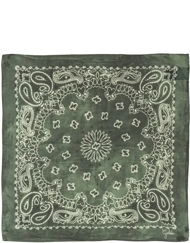 Scarf With Paisley Pattern