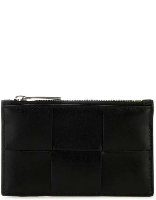 Intrecciato Zipped Card Holder