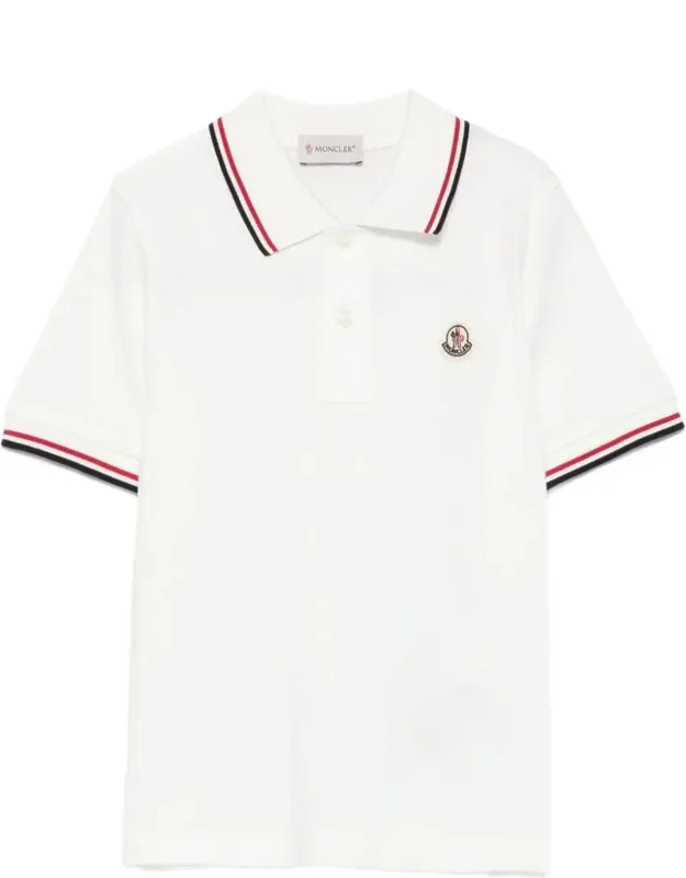 Polo Shirt With Logo Appliqué