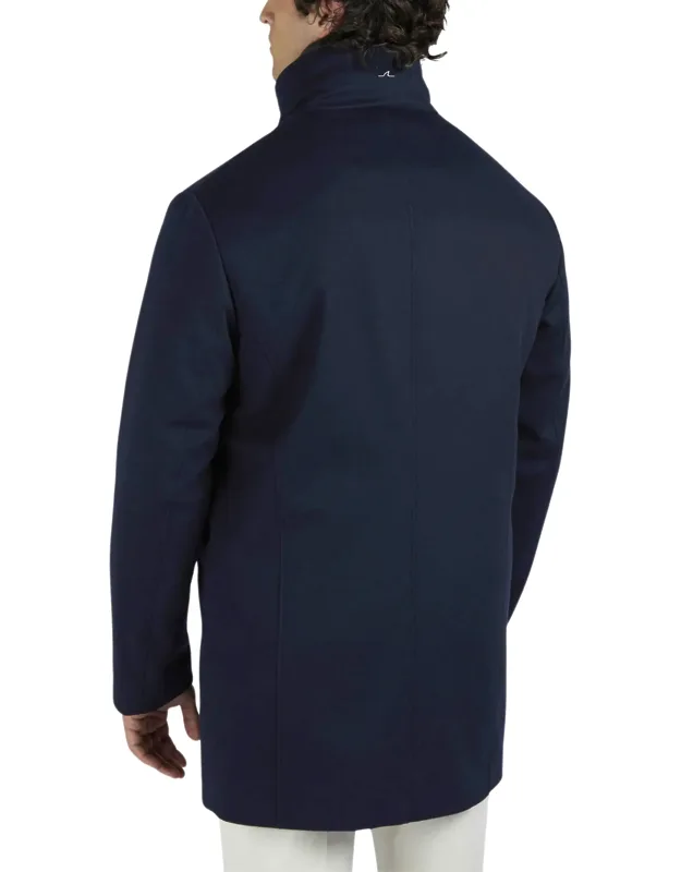 Long Coat With High Collar