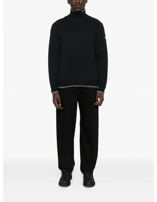 Ribbed Turtleneck Sweater