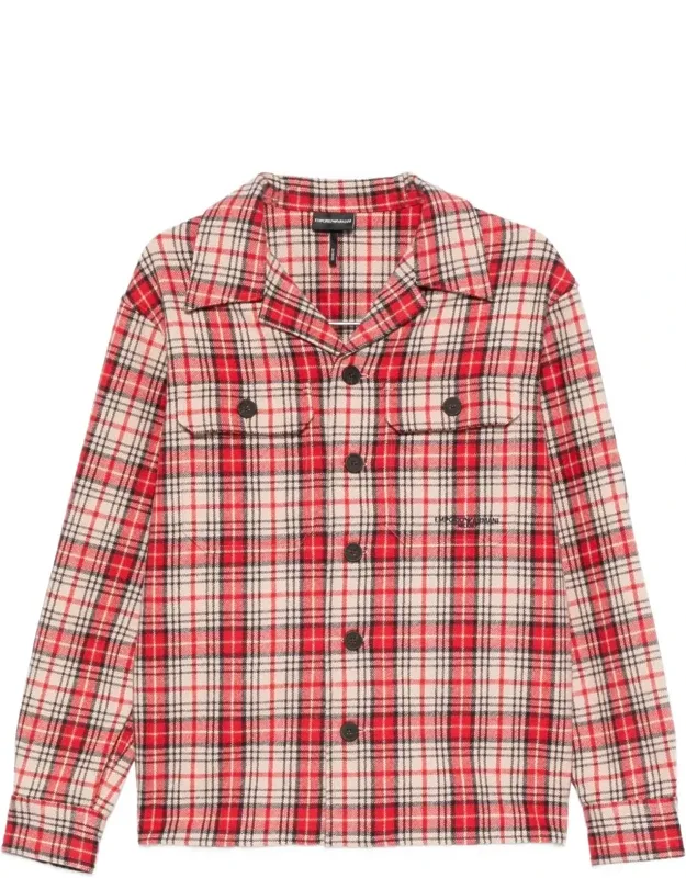 Wool Checked Shirt