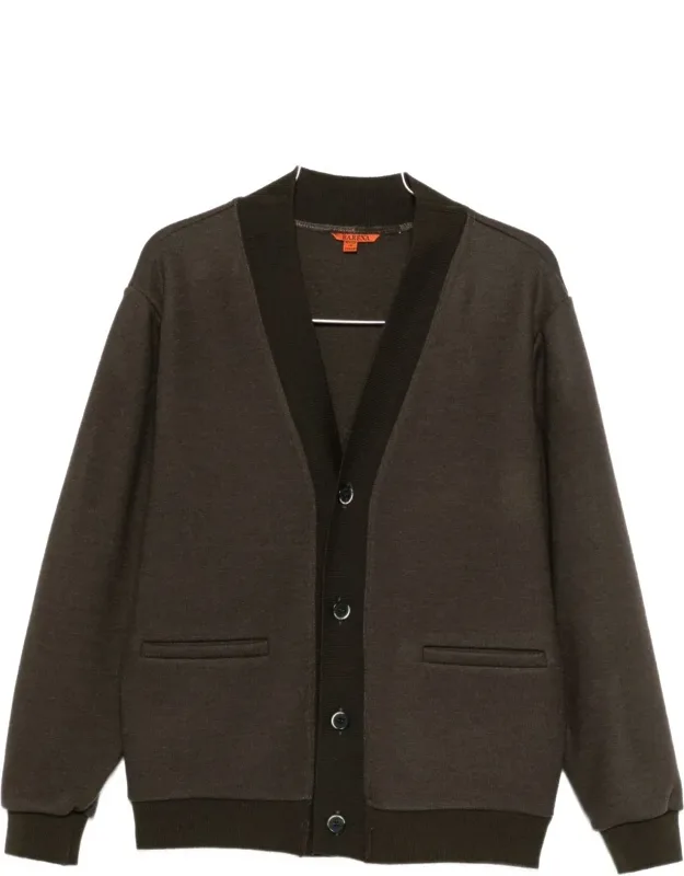 V-neck Cardigan With Buttons