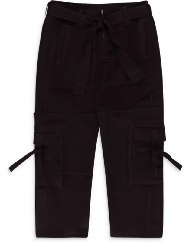 Tie Knot Straight Pants