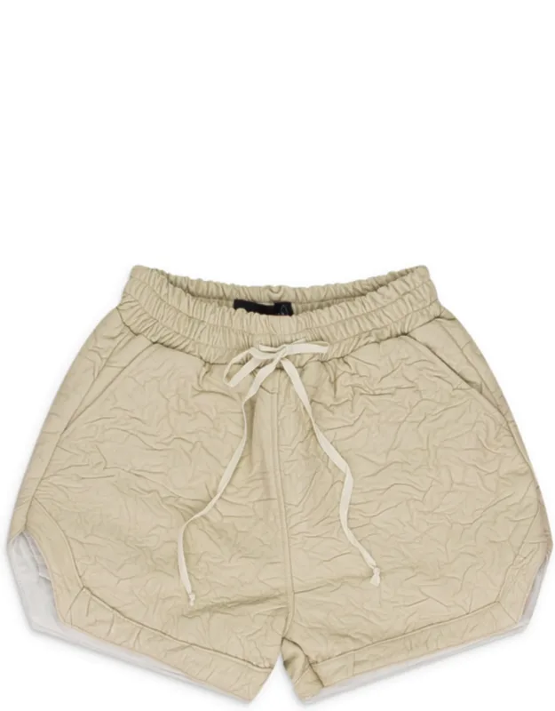 Crinkled Tailored Shorts