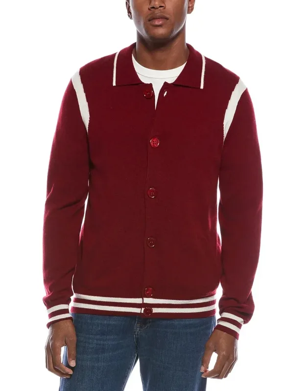 Collar Wool & Cashmere-blend Sweatshirt