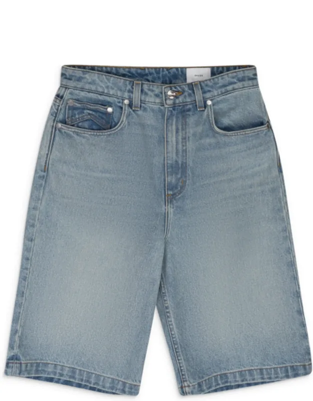 Drop Crotch Denim Shorts