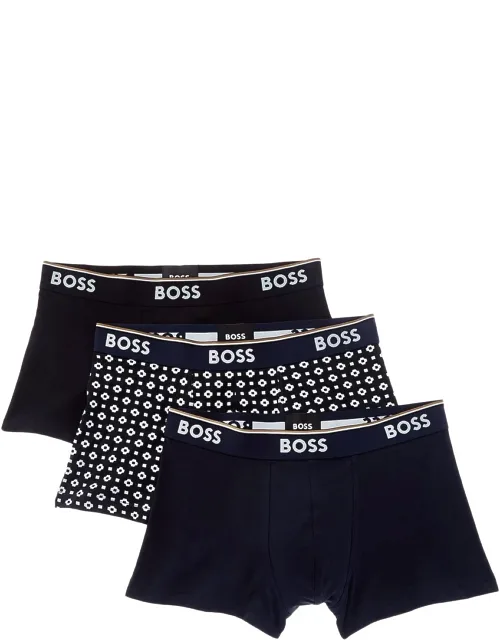 Power Boxer Trunk - Comfortable Cotton Blend, Logo Printed Waistband