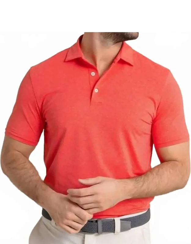 Brrreeze Heather Performance Polo Shirt