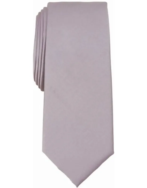 Solid Texture Slim Tie