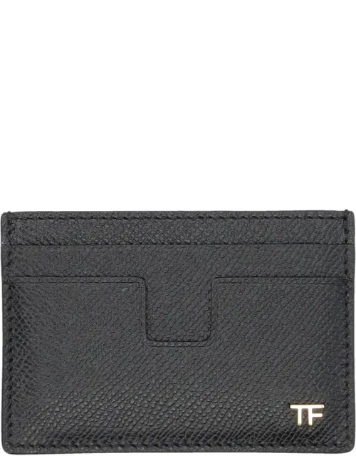 Textured Leather Card Holder