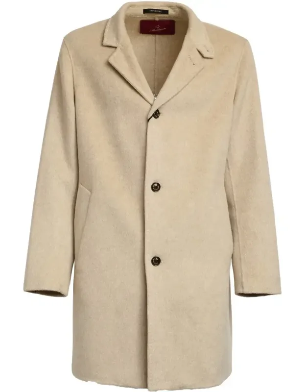 Double-breasted Tailored Cashmere Coat
