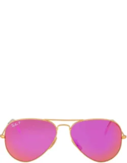 Aviator Flash Lenses Polarized Sunglasses
