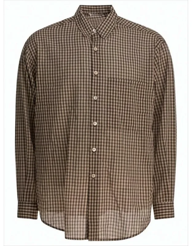 Gingham Check Long Sleeve Shirt