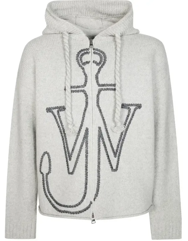 Cropped Zip-up Hoodie