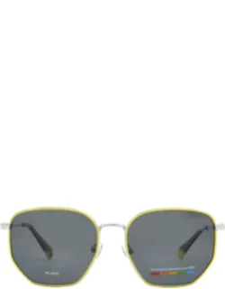 Polarized Grey Square Sunglasses