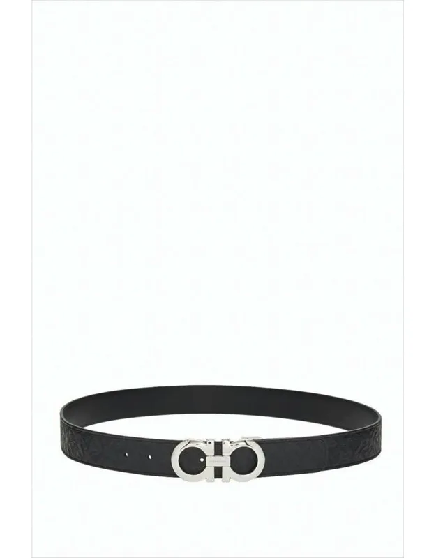Embossed Calf Leather Belt