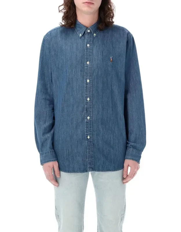 Button-down Denim Shirt