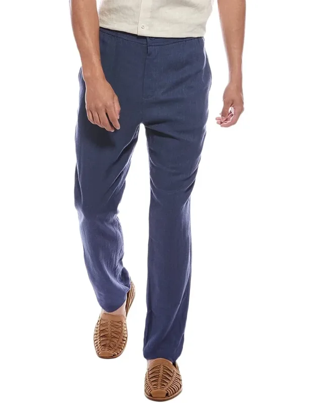 Linen-blend Pants