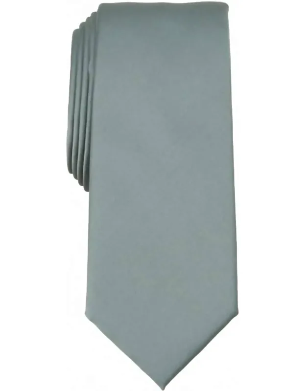 Solid Texture Slim Tie