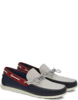Colour-block Boat Shoes