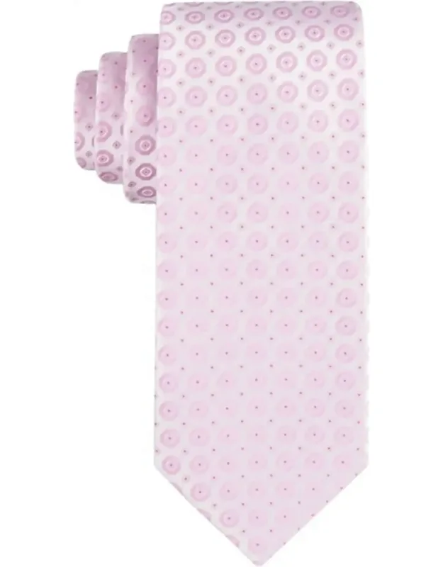 Hex-dot Medallion Tie