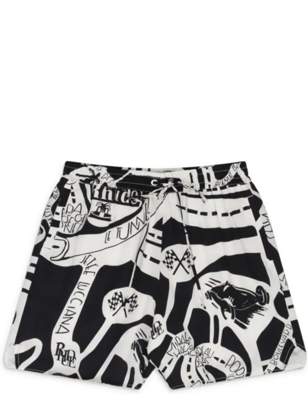 Strada Silk Shorts
