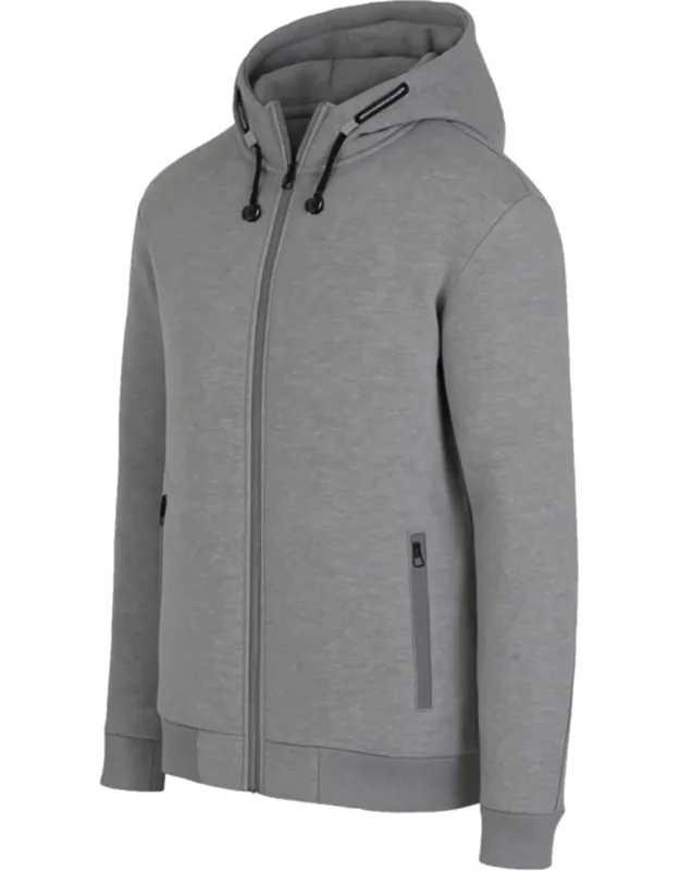 Slim Fit Sherpa Fleece-lined Classic Tech Full Zip Hoodie