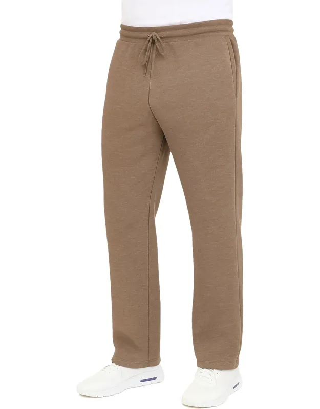 Classic Heavyweight Fleece Sweatpants With Open Bottom