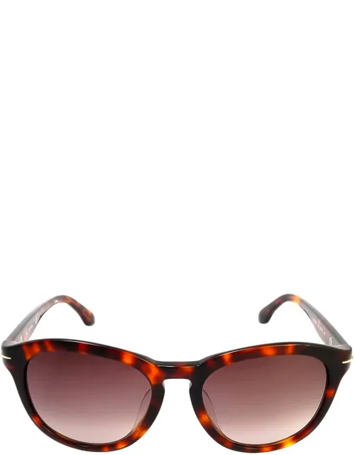 Smoke Gradient Round Sunglasses