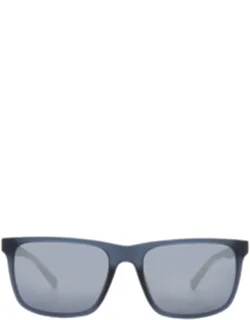 Blue Mirror Square Sunglasses Hd00020