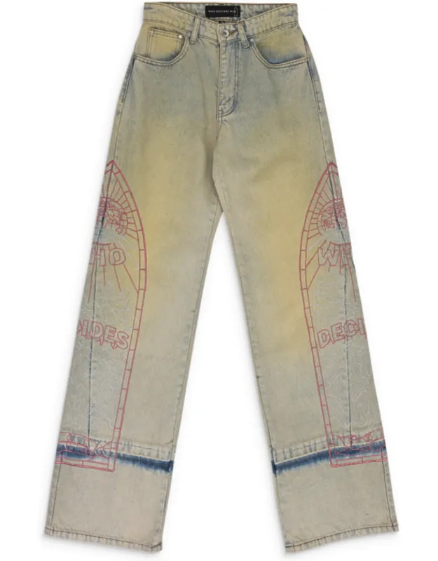 Extended Hem Relaxed-fit Jeans