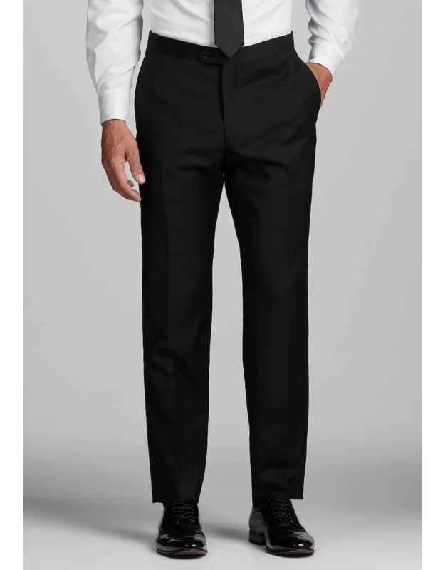 Tailored Fit Wool Blend Tuxedo Suit Separate Pants