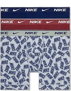 Stretch Cotton Boxer Briefs (3-pack) - Dri-fit Technology, Elasticized Waistband