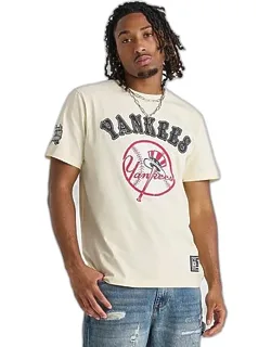 New York Yankees Mlb Rebel Stacked T-shirt