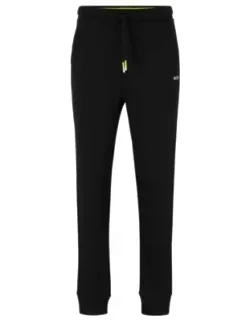 Cotton-blend Tracksuit Bottoms With Embroidered Logos