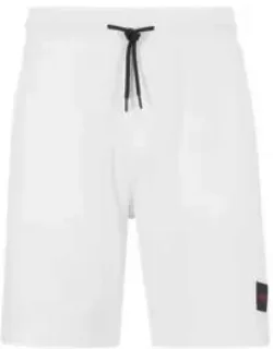 Cotton-terry Regular-fit Shorts With Logo Label