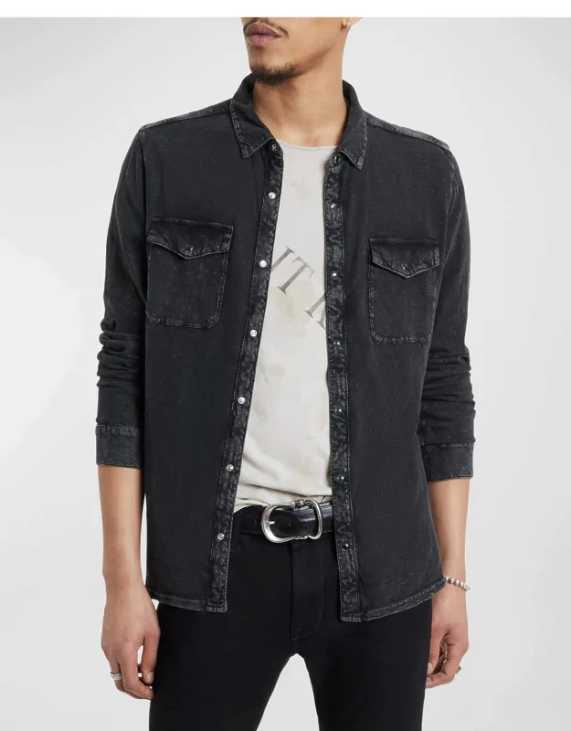 Arvon Washed Slub Western Shirt